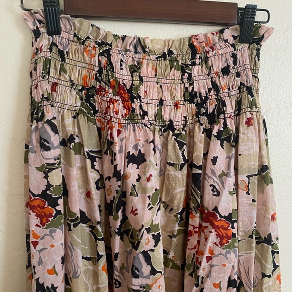 The Great. Canary Midi Skirt Vintage Rose - Picture 4 of 13